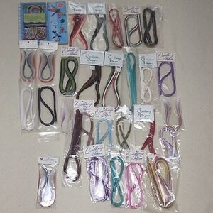 Lot Of 27 Packages Paper Quilling Strips